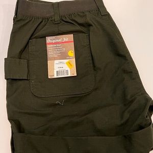 New Carhartt Green Shorts Women's Size 16 Original Fit